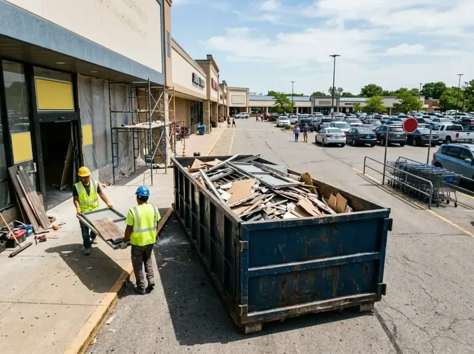retail-store-renovation-debris-003 — frequently asked questions, Roll-off Dumpster Rentals in Ennis, TX